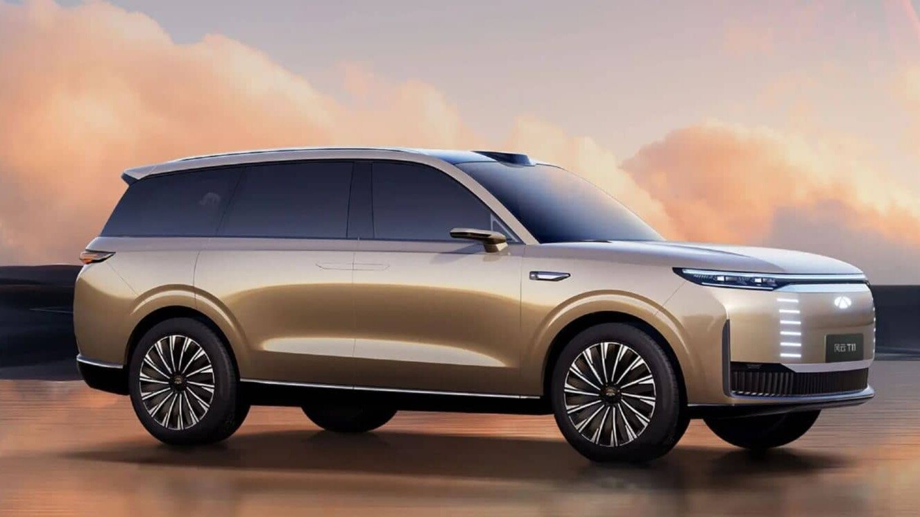 Chery показала вторую модель нового суббренда Fengyun — большой гибридный кроссовер