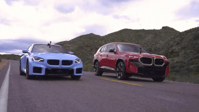 Самый слабый и самый мощный спорткары BMW M сравнили в дрэге