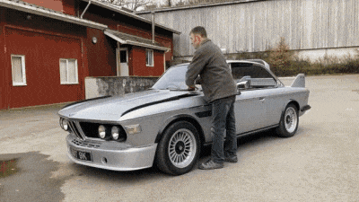Возможно, это быстрейший BMW 3.0 CSi на планете: его доработали электромотором от Tesla