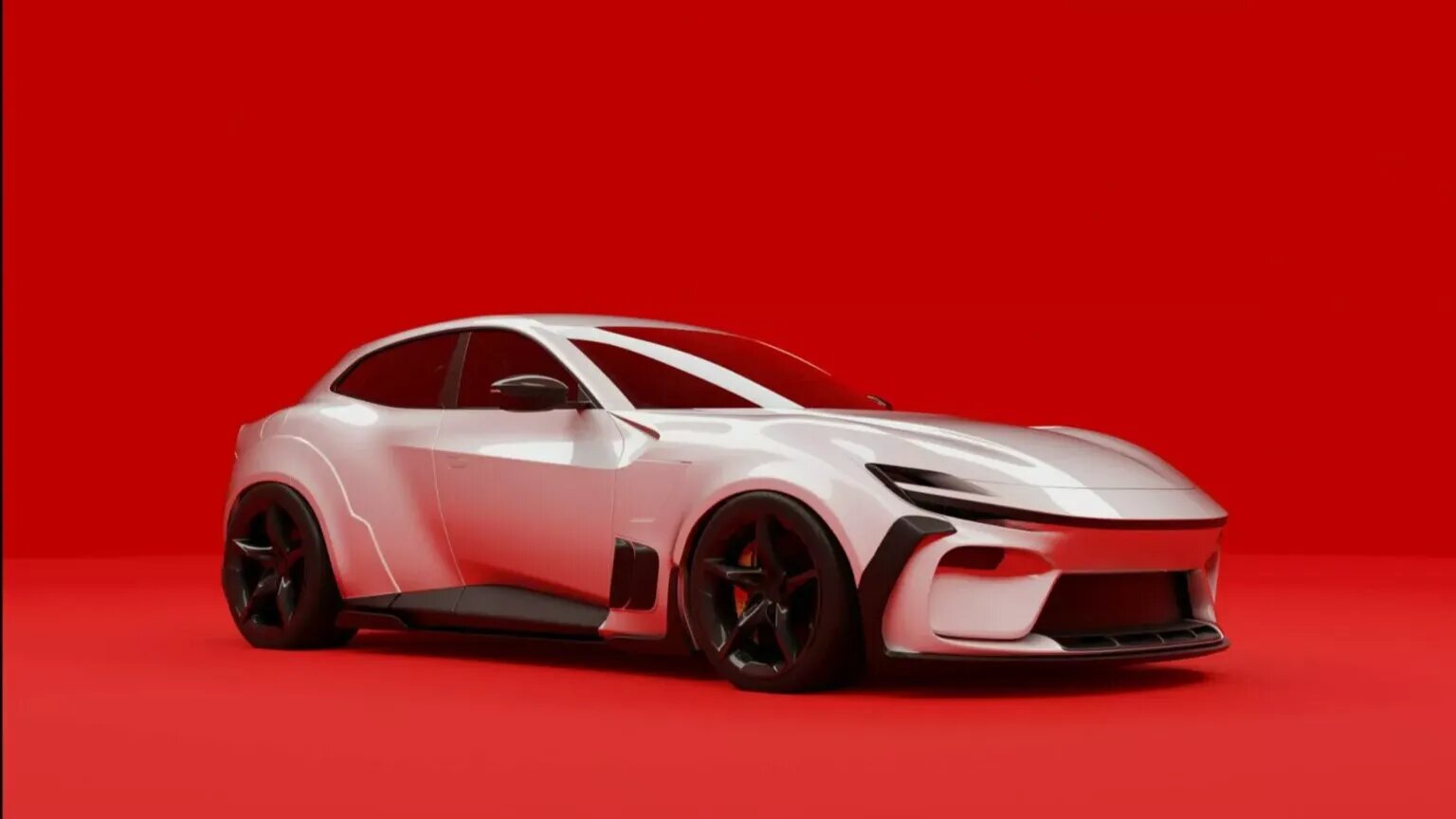 Тюнеры занизили и расширили кроссовер Ferrari Purosangue