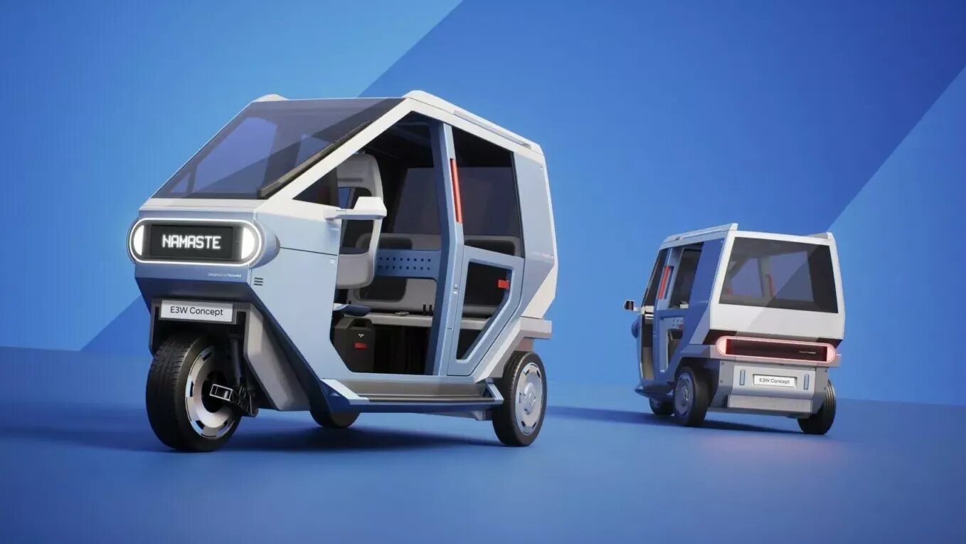 Hyundai разработал для Индии электрические тук-туки