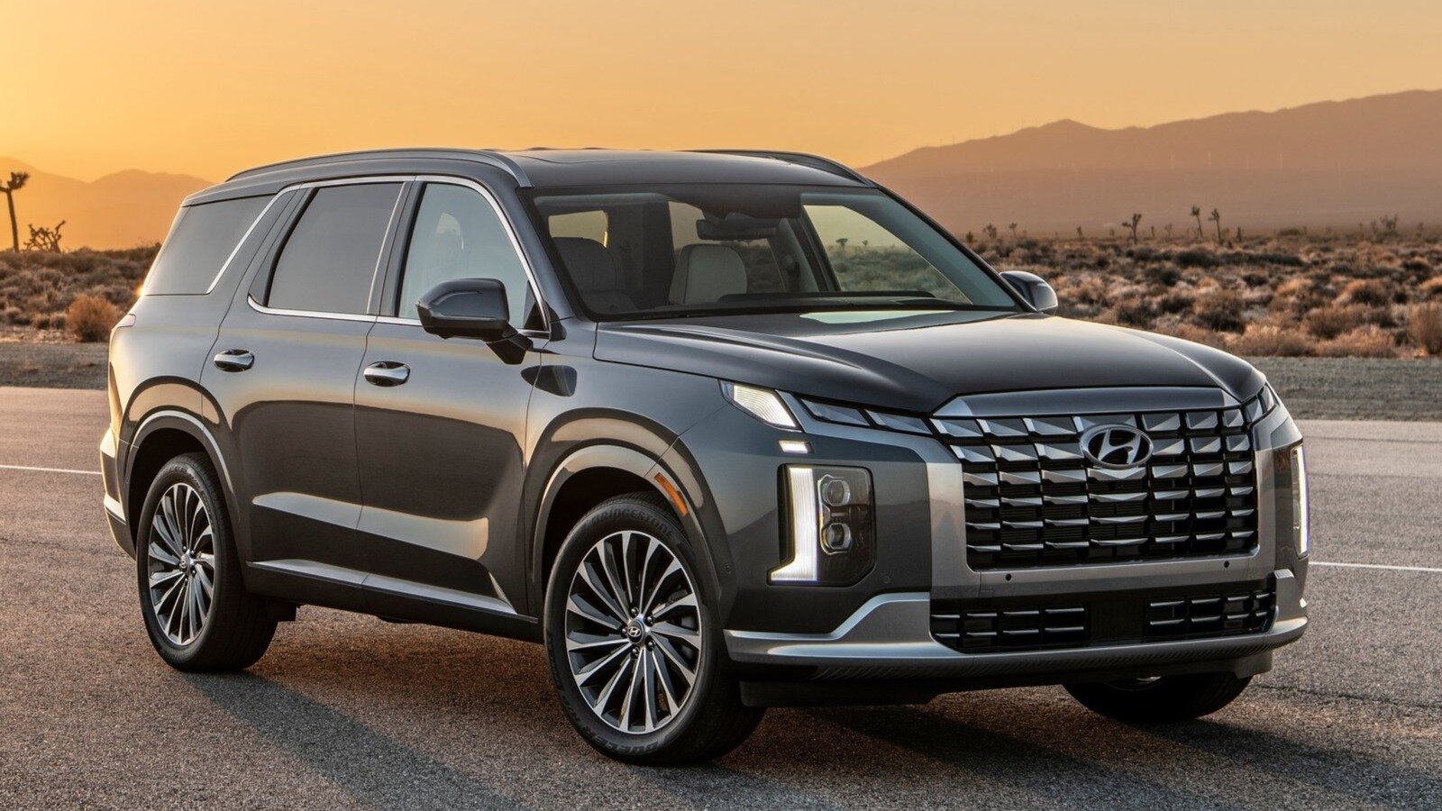 Рассекречен обновлённый Hyundai Palisade с новой передней частью и мощной зарядкой для смартфона