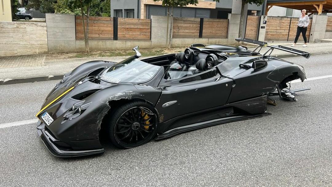 В Хорватии разбили очень редкий суперкар Pagani за 15 миллионов долларов