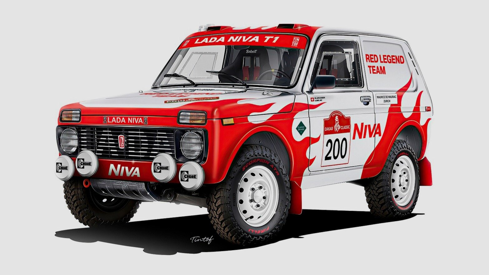 АвтоВАЗ поддержит энтузиастов из Швейцарии, которые готовят винтажную «Ниву» к Дакару