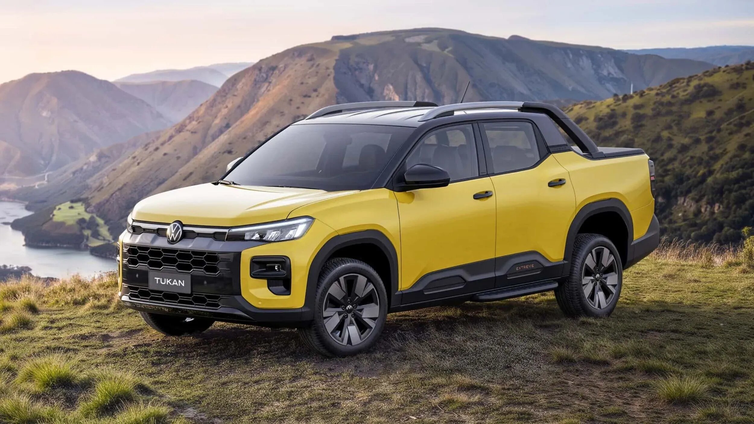 Volkswagen представил микрогибридный пикап на легковой платформе