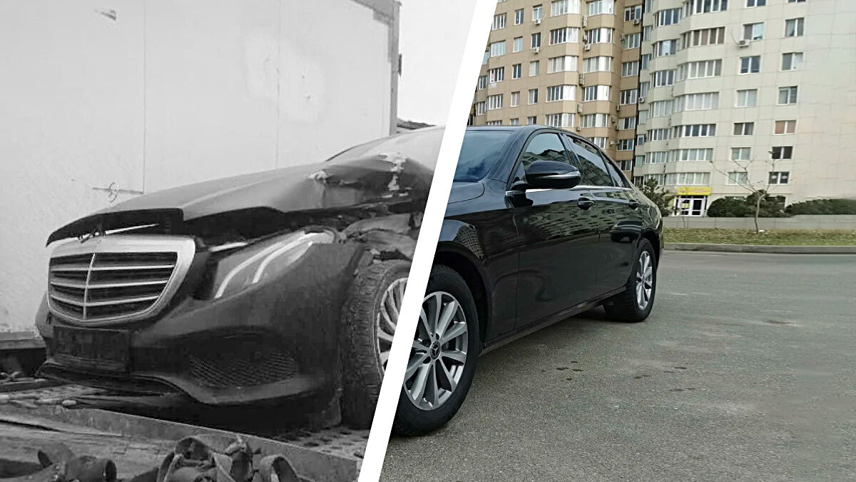 Mercedes-Benz с поддельной аварией: о чём не рассказывает продавец