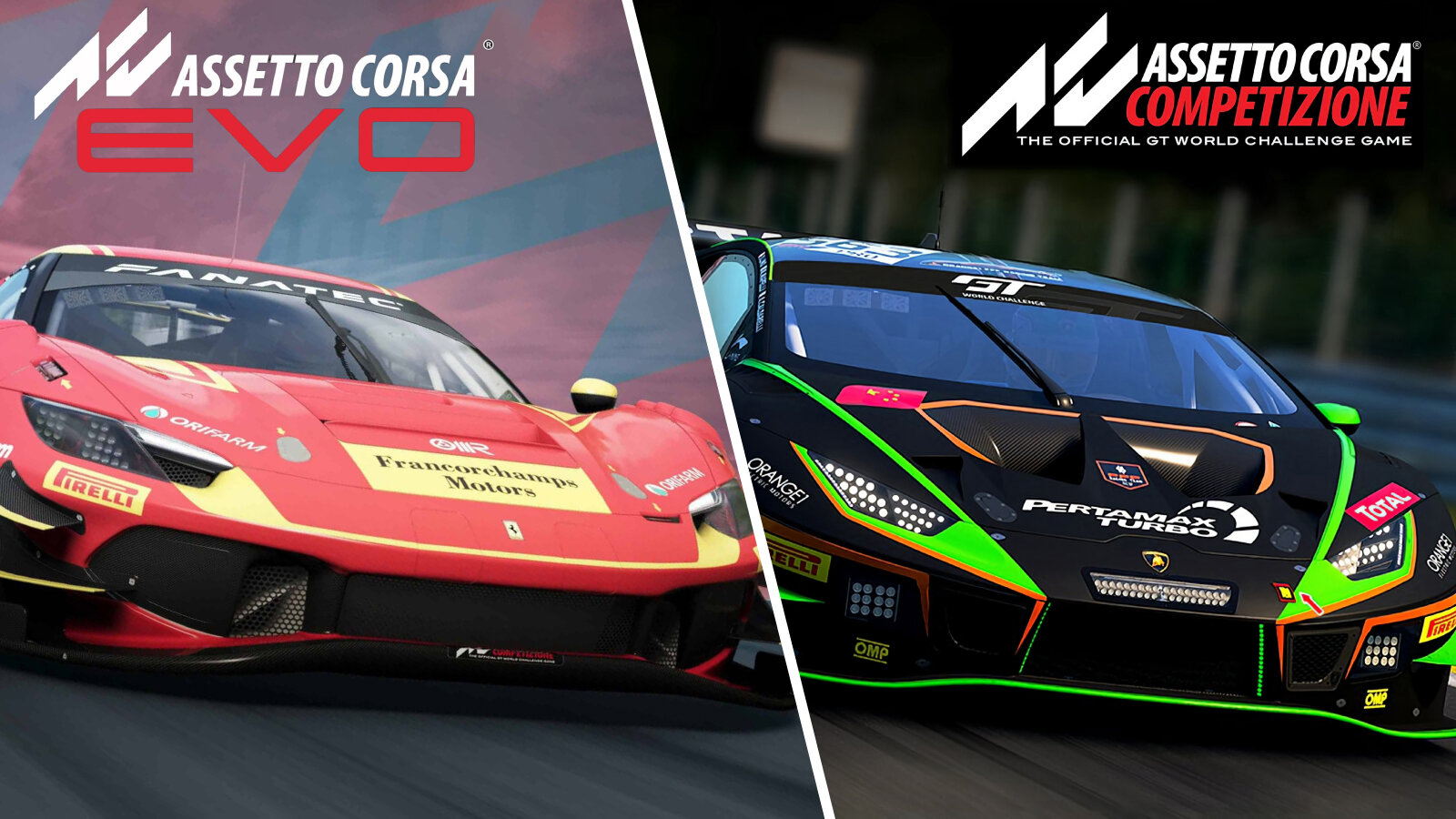 Assetto Corsa Competizione против Assetto Corsa Evo: какой симулятор выбрать