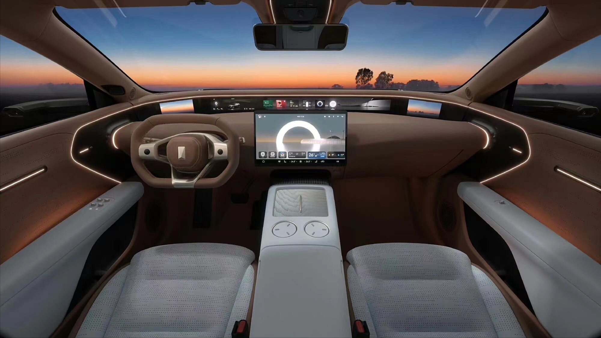 Новый конкурент Tesla Model Y от Avatr: официальные фото интерьера