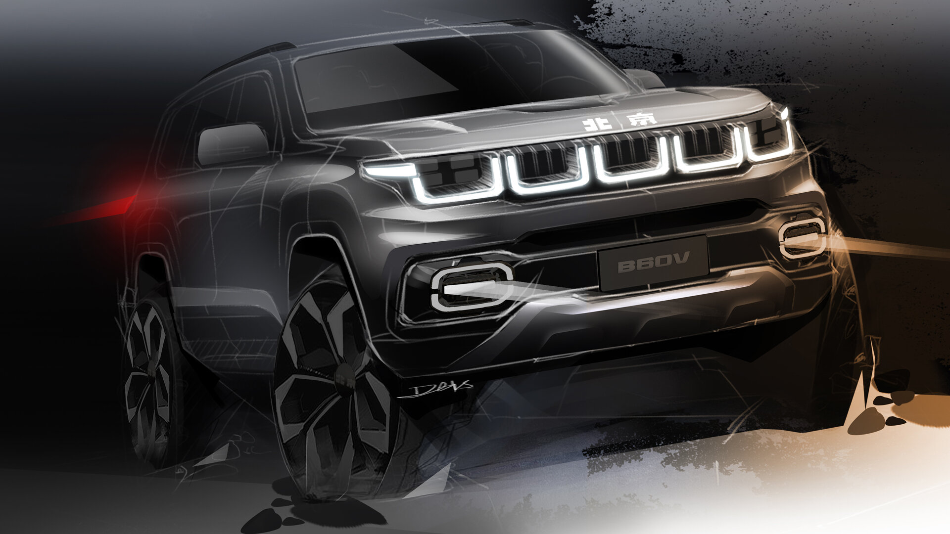 Создатели «китайского Гелика» готовят новый внедорожник в стиле Jeep