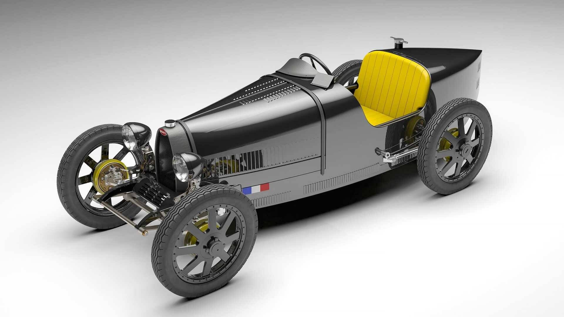 Bugatti выпустила спецверсию электрокара Baby II только для владельцев родстера W16 Mistral