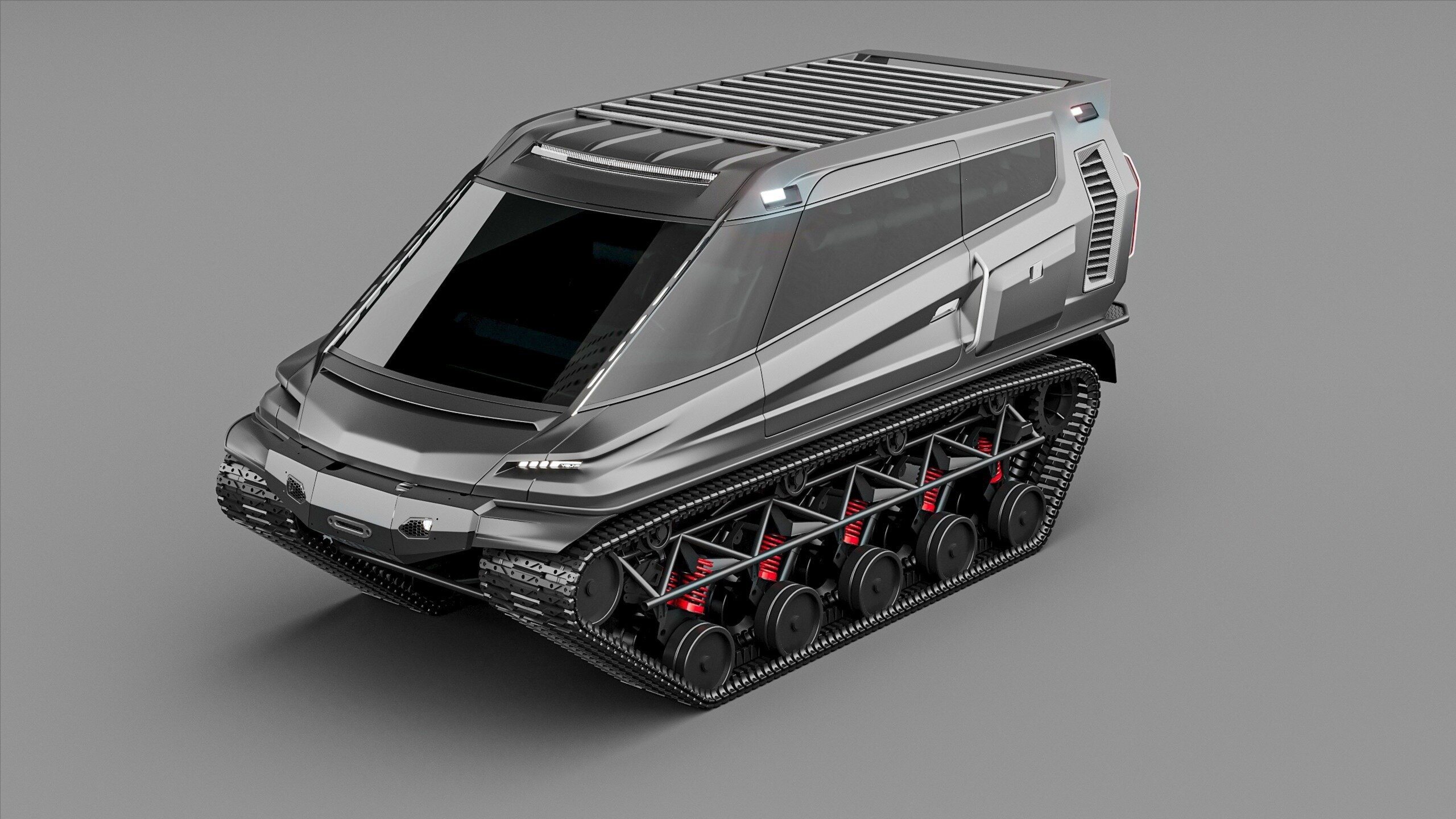 Российскому гусеничному вездеходу Visuva Tank доработали дизайн