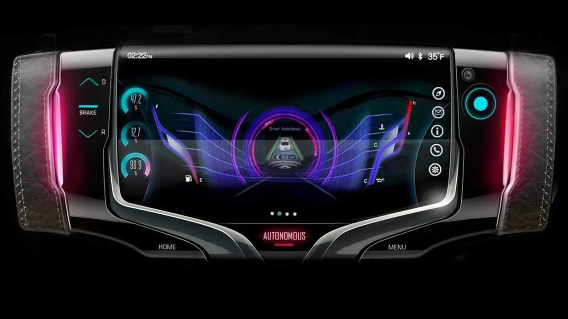 Дизайнеры GM придумали необычный руль: он похож на игровую приставку