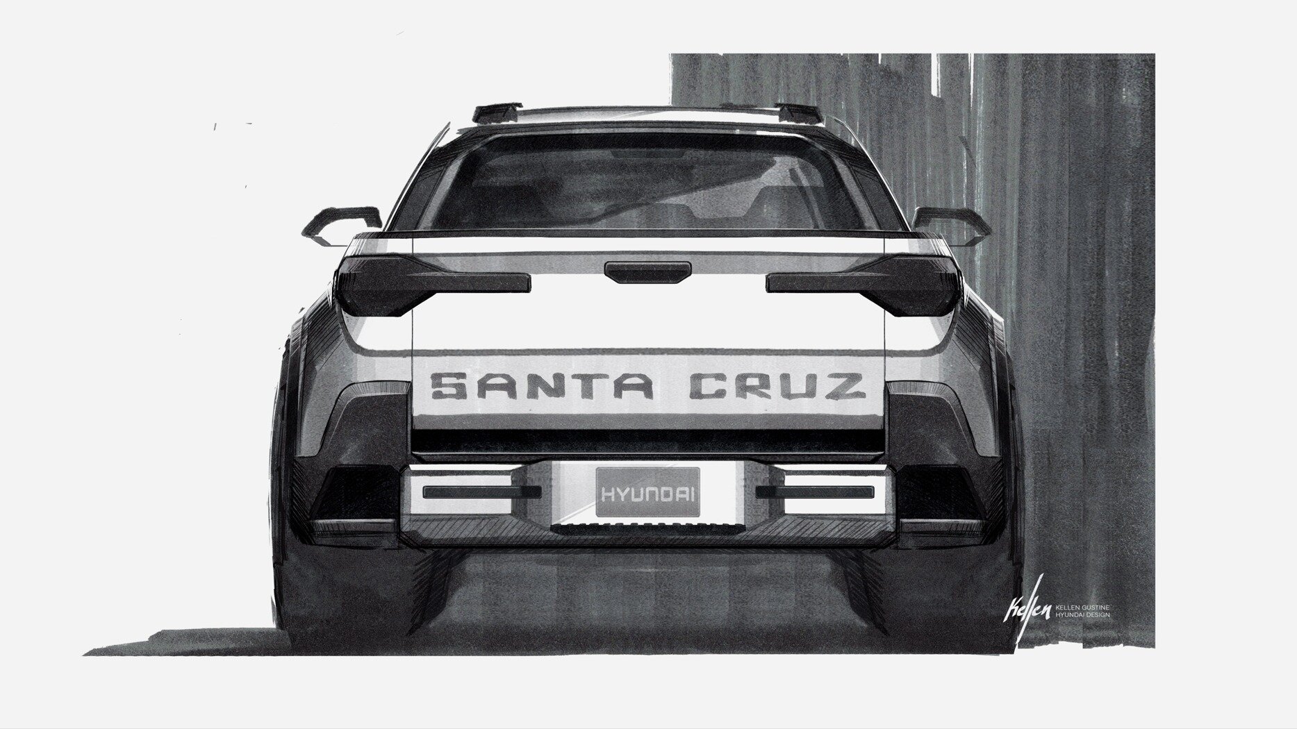 Обновлённый пикап Hyundai Santa Cruz представят 27 марта