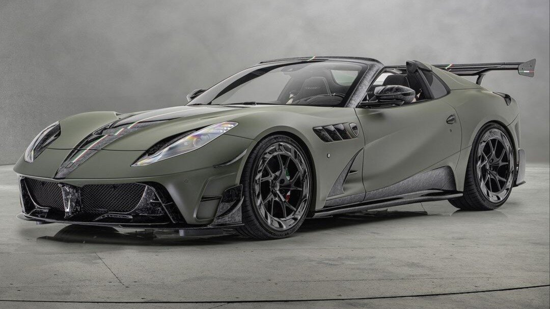 Представлен карбоновый Ferrari 812 GTS от Mansory: он набирает сотню за 2,8 секунды
