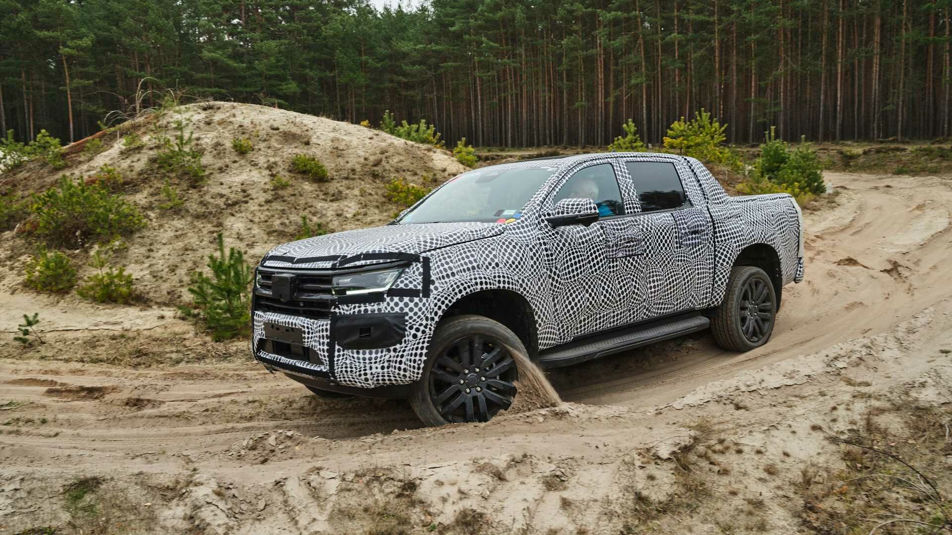Новый Volkswagen Amarok: первые фото и подробности