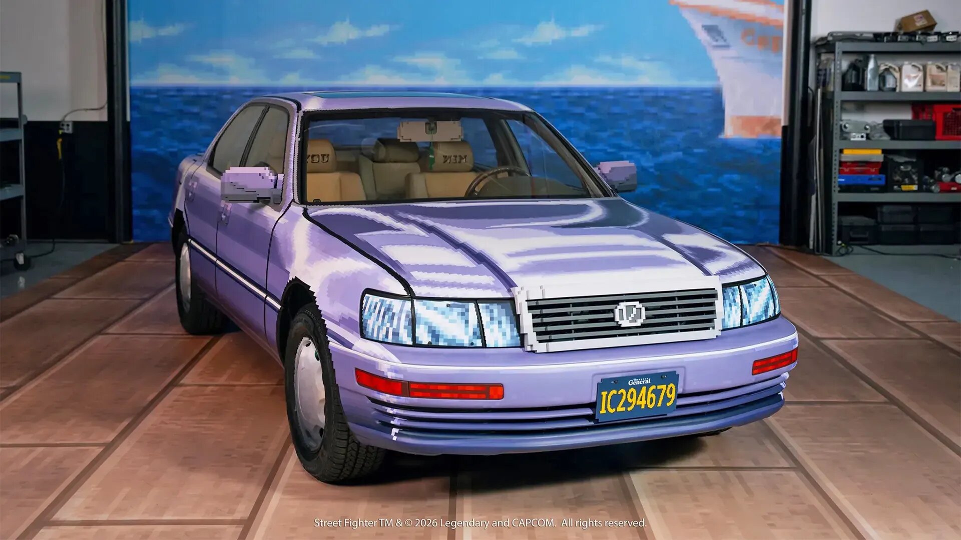 В США построили «пиксельный» Lexus LS для олдскульных геймеров