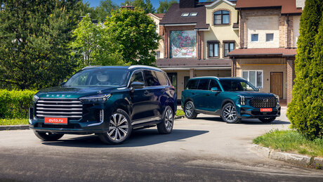 GAC GS8 против Exeed VX: битва крупных трёхрядников с амбициями
