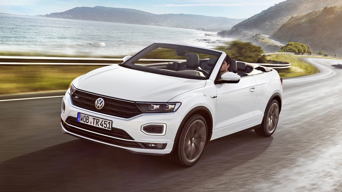 Кроссовер VW T-Roc превратился в кабриолет и лишился двух дверей
