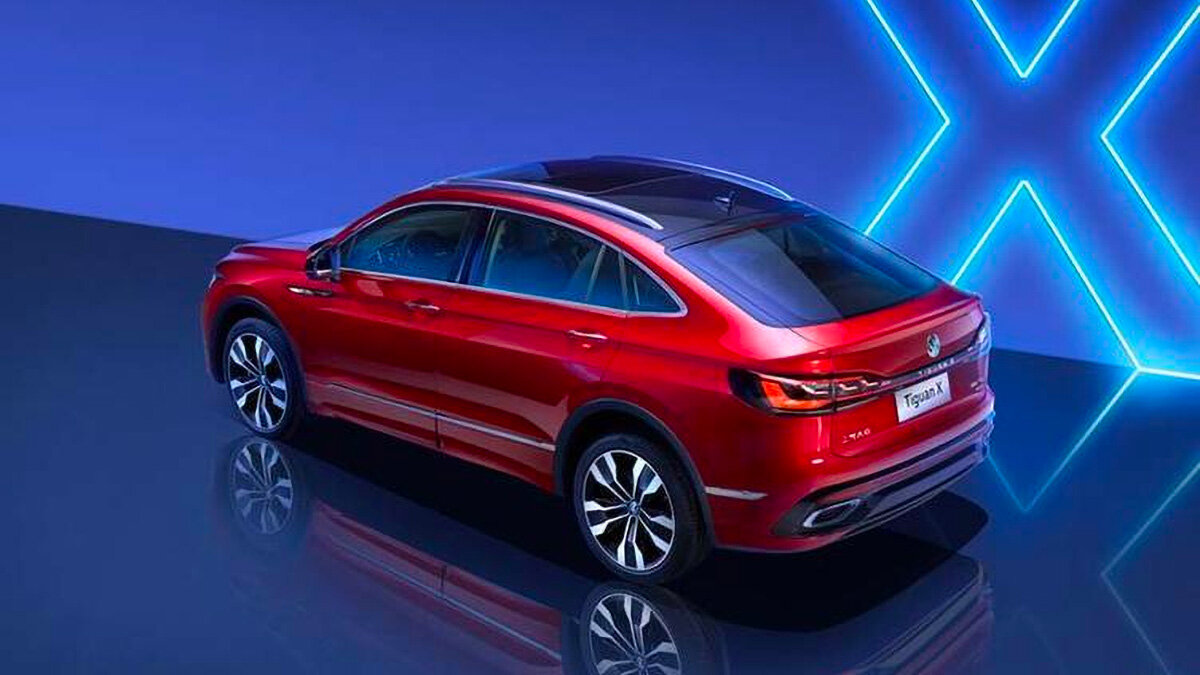 Купеобразный Volkswagen Tiguan показали на официальных фото