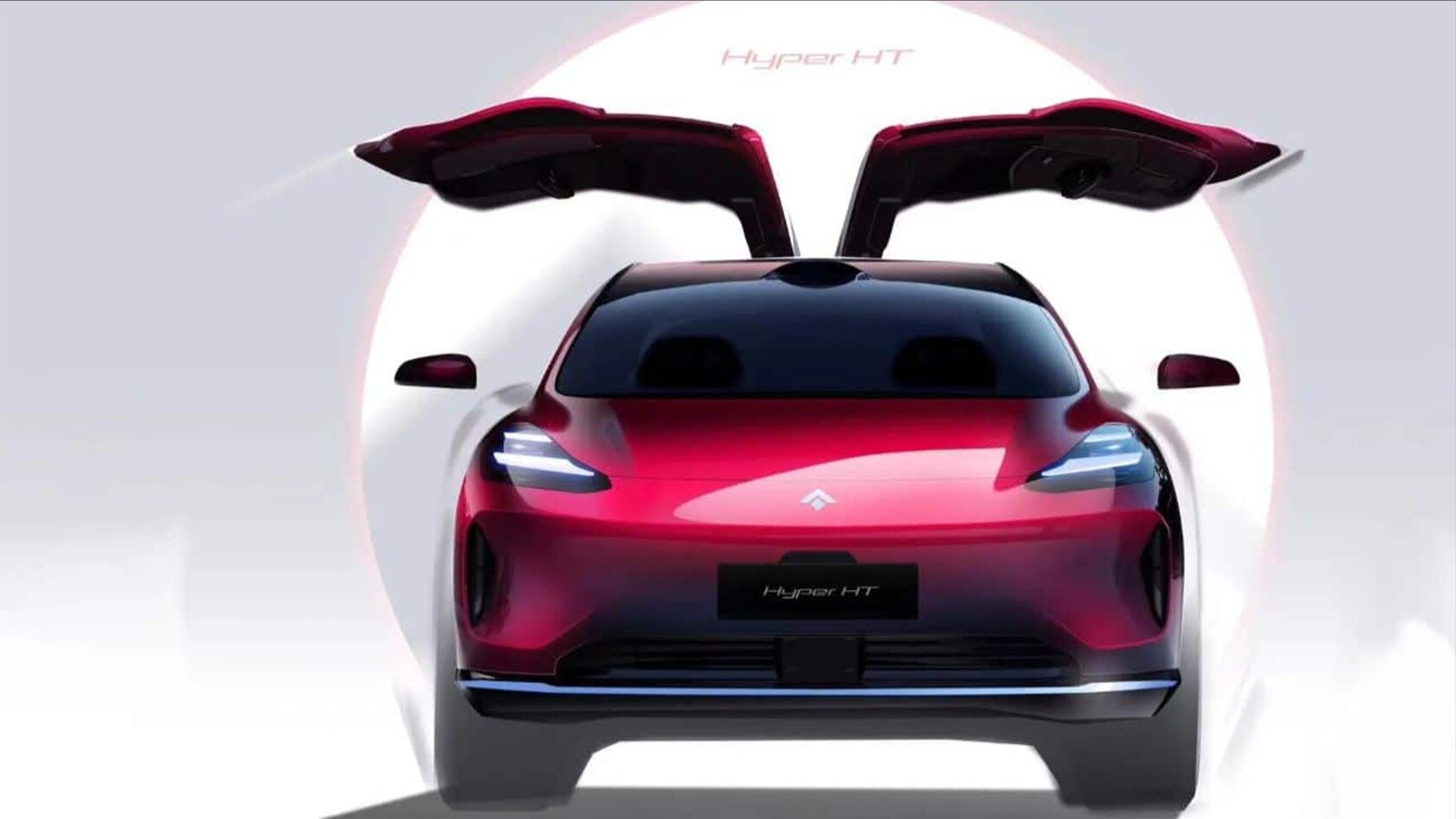 Новый электрокар GAC в стиле Tesla: первые изображения