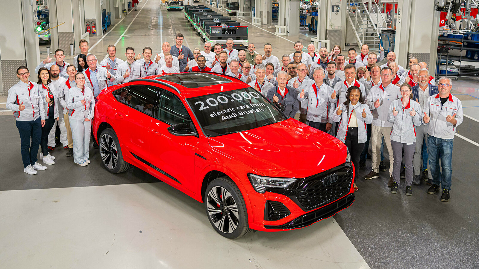 Выпускающий электрокары Q8 e-tron завод Audi продадут производителю коммерческой техники