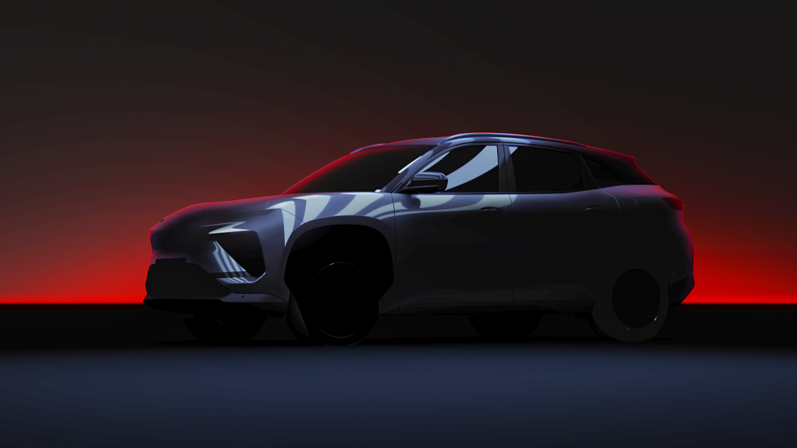 Появились первые фотографии нового электрокроссовера Chery