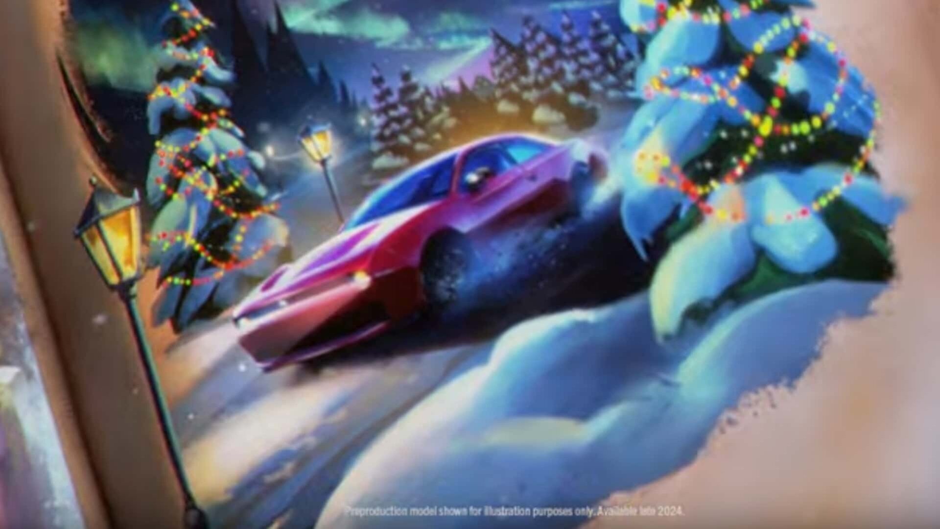 Dodge намекнул на электрический масл-кар в рождественской видеооткрытке