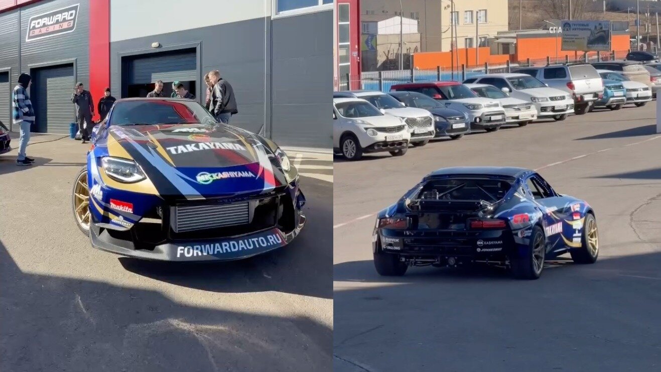 Появилось первое видео нового дрифт-кара Nissan 400Z для RDS GP