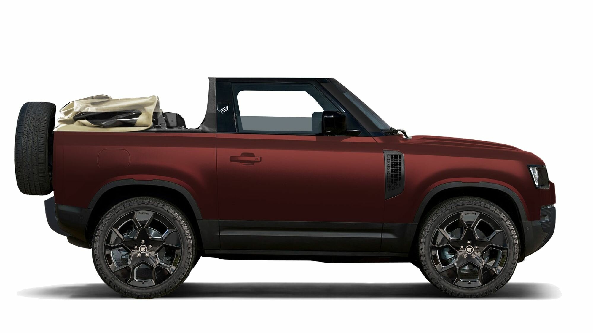 Нидерландские тюнеры предложили Land Rover Defender с откидным верхом
