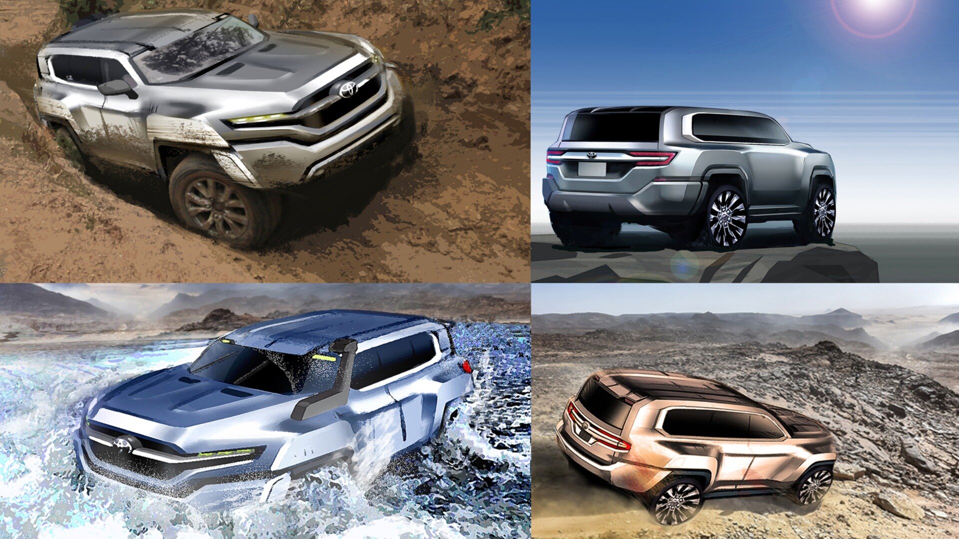 Взгляните, как мог бы выглядеть новый Toyota Land Cruiser