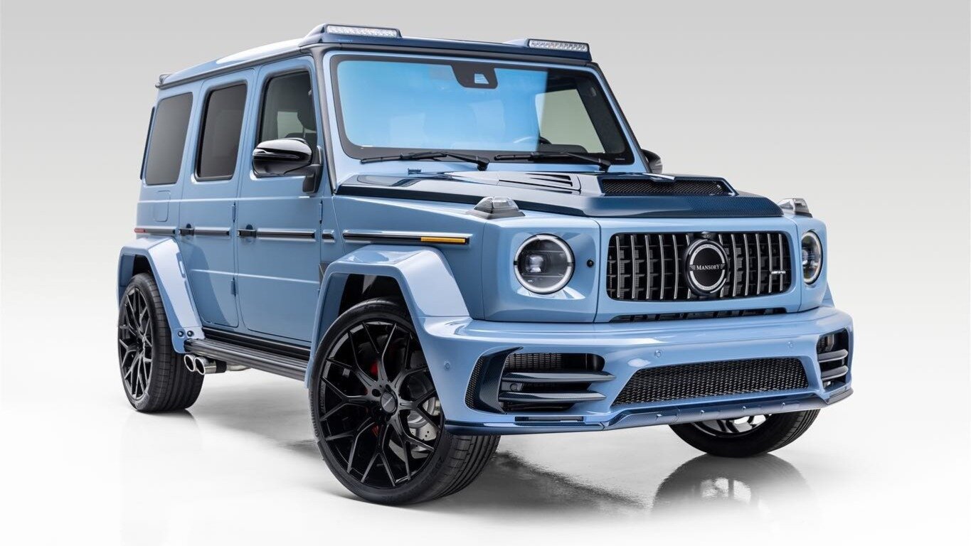 Посмотрите на карбоновый Гелик от Mansory в очень необычном цвете «Китайский синий»