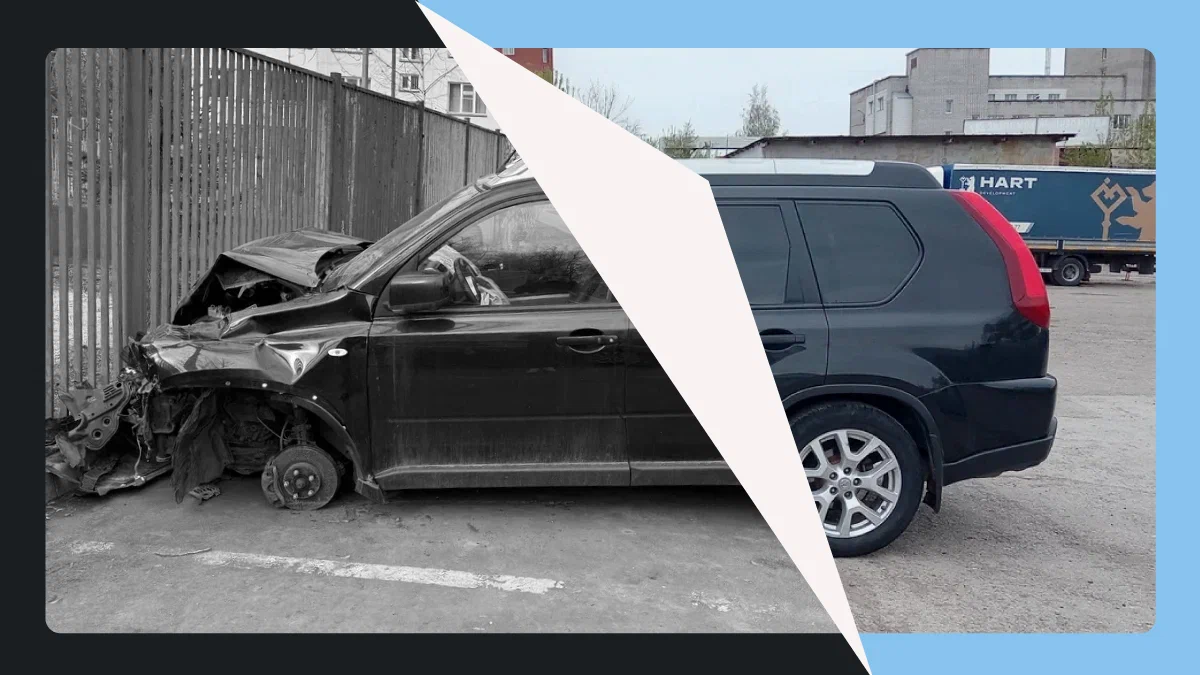 Nissan X-Trail «в отличном состоянии» после массового ДТП: о чём не рассказывает продавец