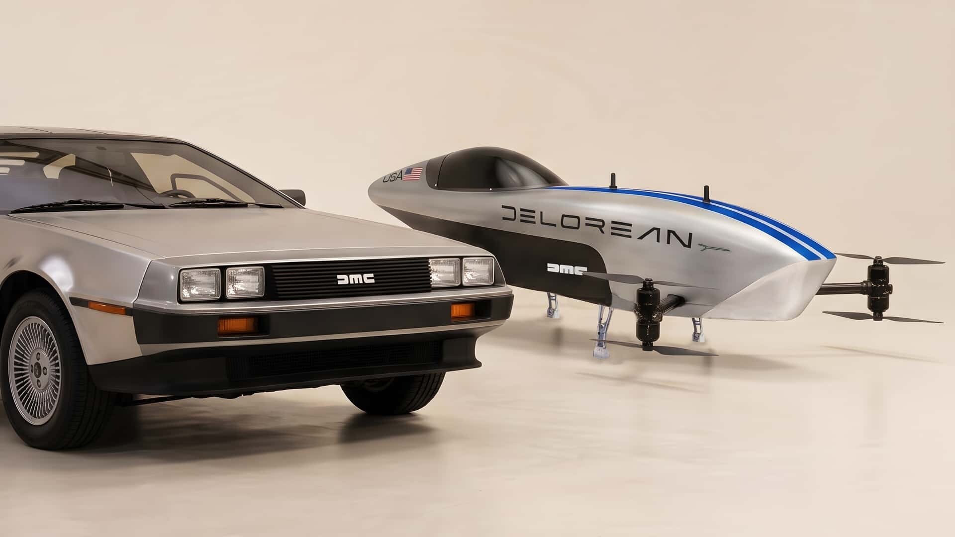 DeLorean примет участие в гонке летающих электромобилей