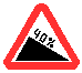 Знак 1.13 Крутой спуск
