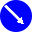 Знак 4.2.1 Объезд препятствия справа