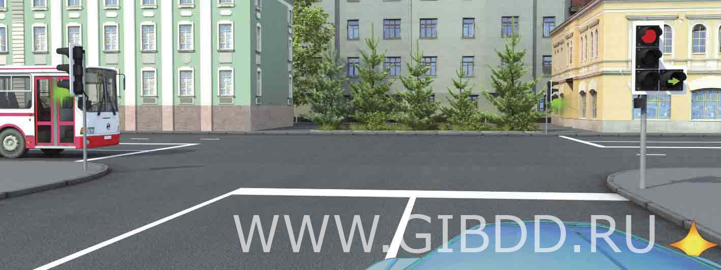 Обязаны ли Вы уступить дорогу автобусу?