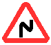 Знак 1.12.1 Опасные повороты