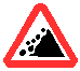 Знак 1.28 Падение камней