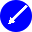 Знак 4.2.2 Объезд препятствия слева