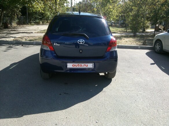 2008 Toyota Vitz II (XP90), синий, 485000 рублей - вид 2