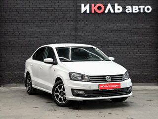 2020 Volkswagen Polo V Рестайлинг, белый, 930000 рублей, вид 3