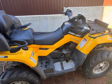 2011 BRP Can-Am Outlander MAX 650, жёлтый, 750000 рублей, вид 4