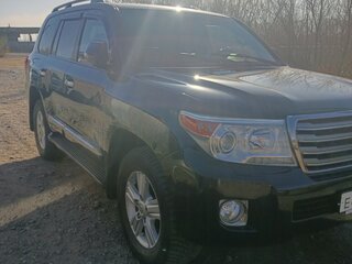 2012 Toyota Land Cruiser 200 Series Рестайлинг 1, чёрный, 4350000 рублей, вид 2