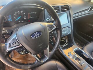 2018 Ford Fusion (North America) II Рестайлинг, синий, 1600000 рублей, вид 3