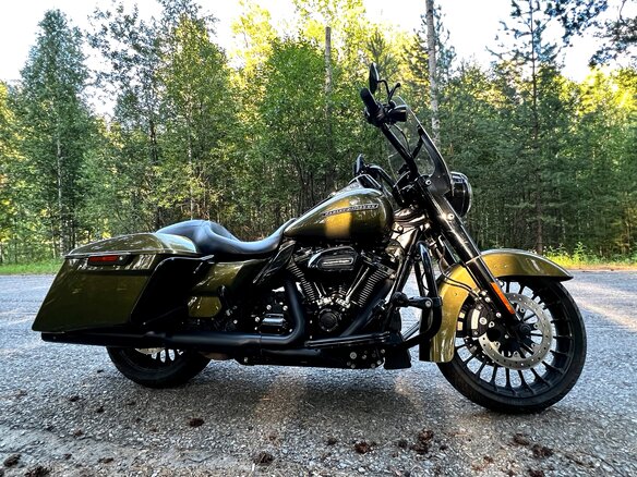 2018 Harley-Davidson Road King, зелёный, 1850000 рублей - вид 1