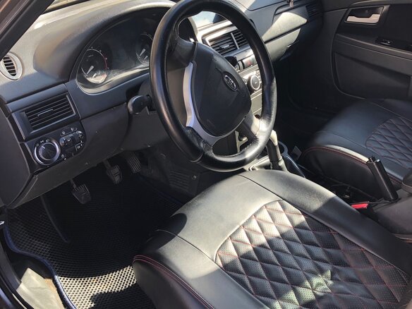 2016 Lada (ВАЗ) Priora I Рестайлинг, коричневый, 550000 рублей - вид 6