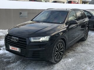2018 Audi Q7 II (4M), чёрный, 5400000 рублей, вид 1