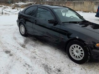 2003 BMW 3 серии Compact 318i IV (E46) Рестайлинг, чёрный, 595000 рублей, вид 4