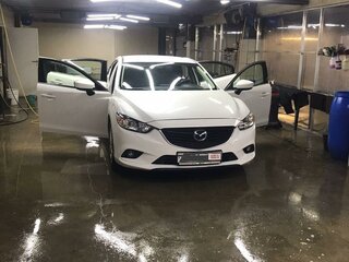 2016 Mazda 6 III (GJ) Рестайлинг, белый, 1825000 рублей, вид 2