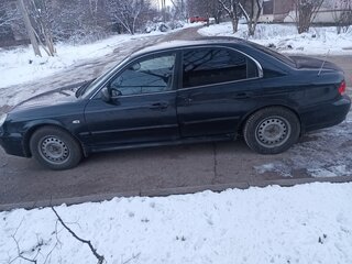 2006 Hyundai Sonata ТагАЗ IV (EF) Рестайлинг, чёрный, 550000 рублей, вид 4